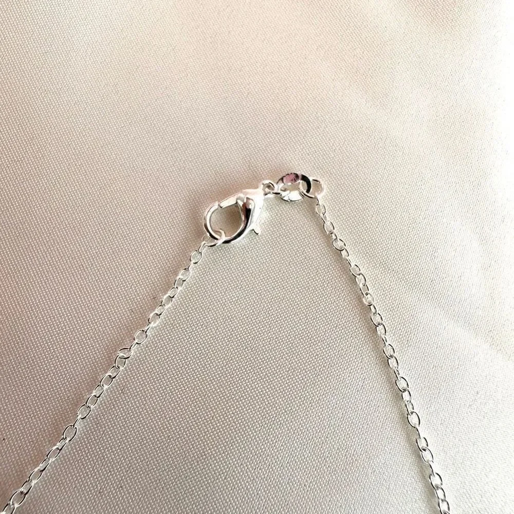 Skeleton rock star small pendant necklace